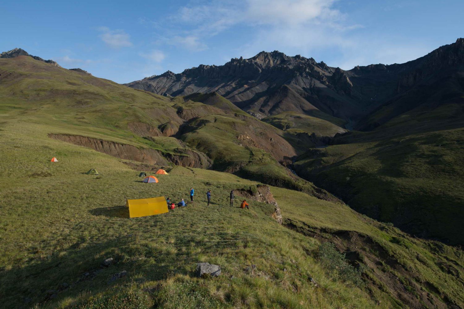 Backpacking-camp-in-kluane-national-park