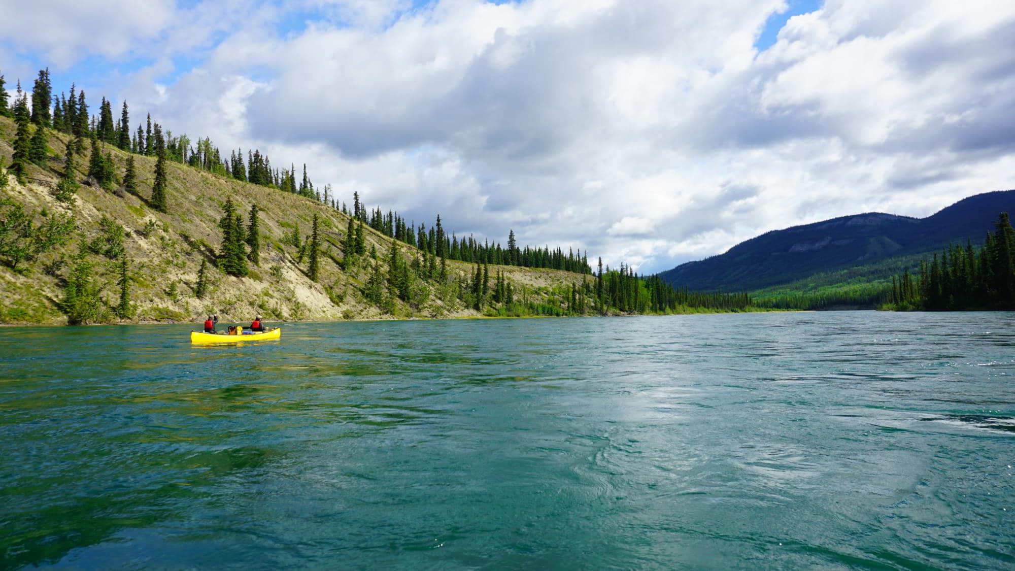Voyage en canoë au Yukon Descente en Canoë de la Yukon River