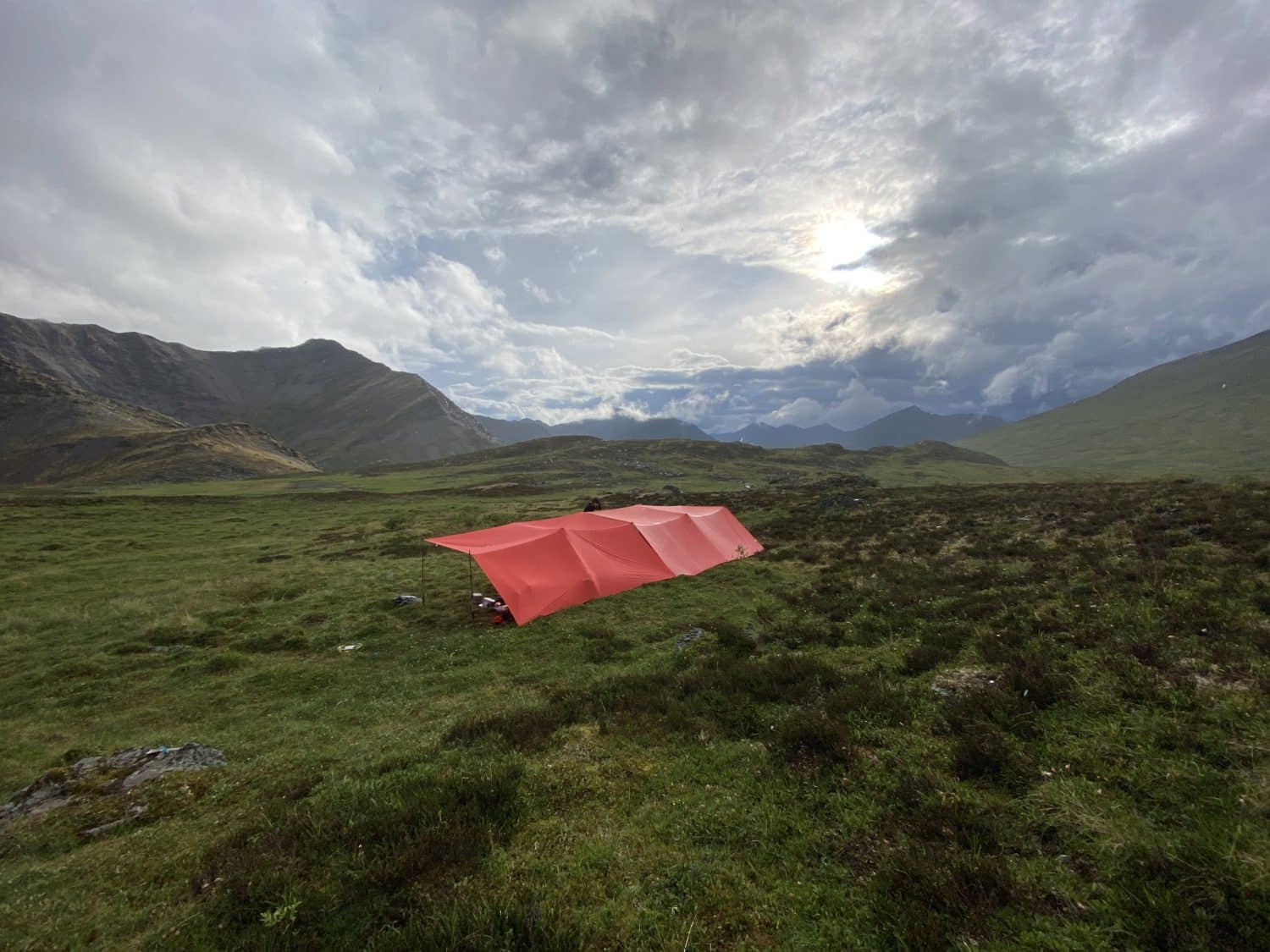 Hiking camp in the Ogilvie Mountains