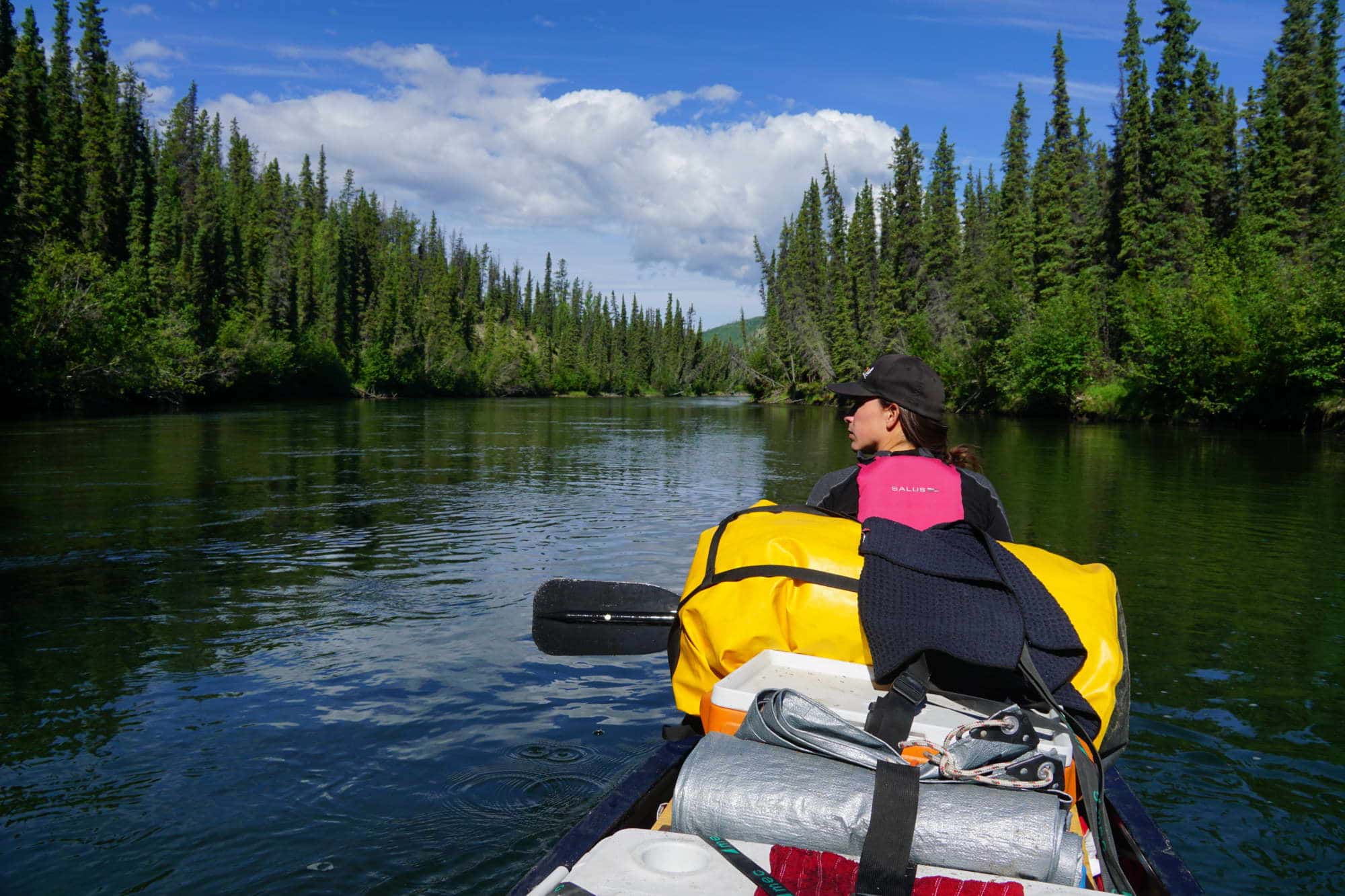 Paddling the Big Salmon River Terre Boréale