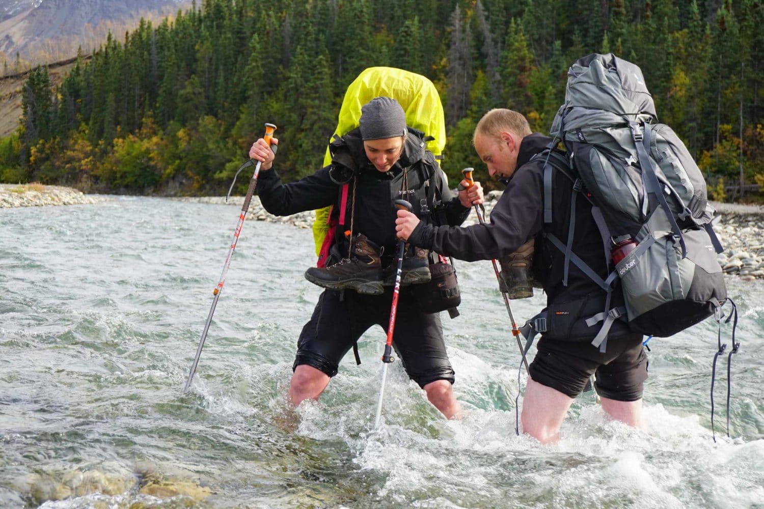River-crossing-kluane-trekking-backpacking-yukon
