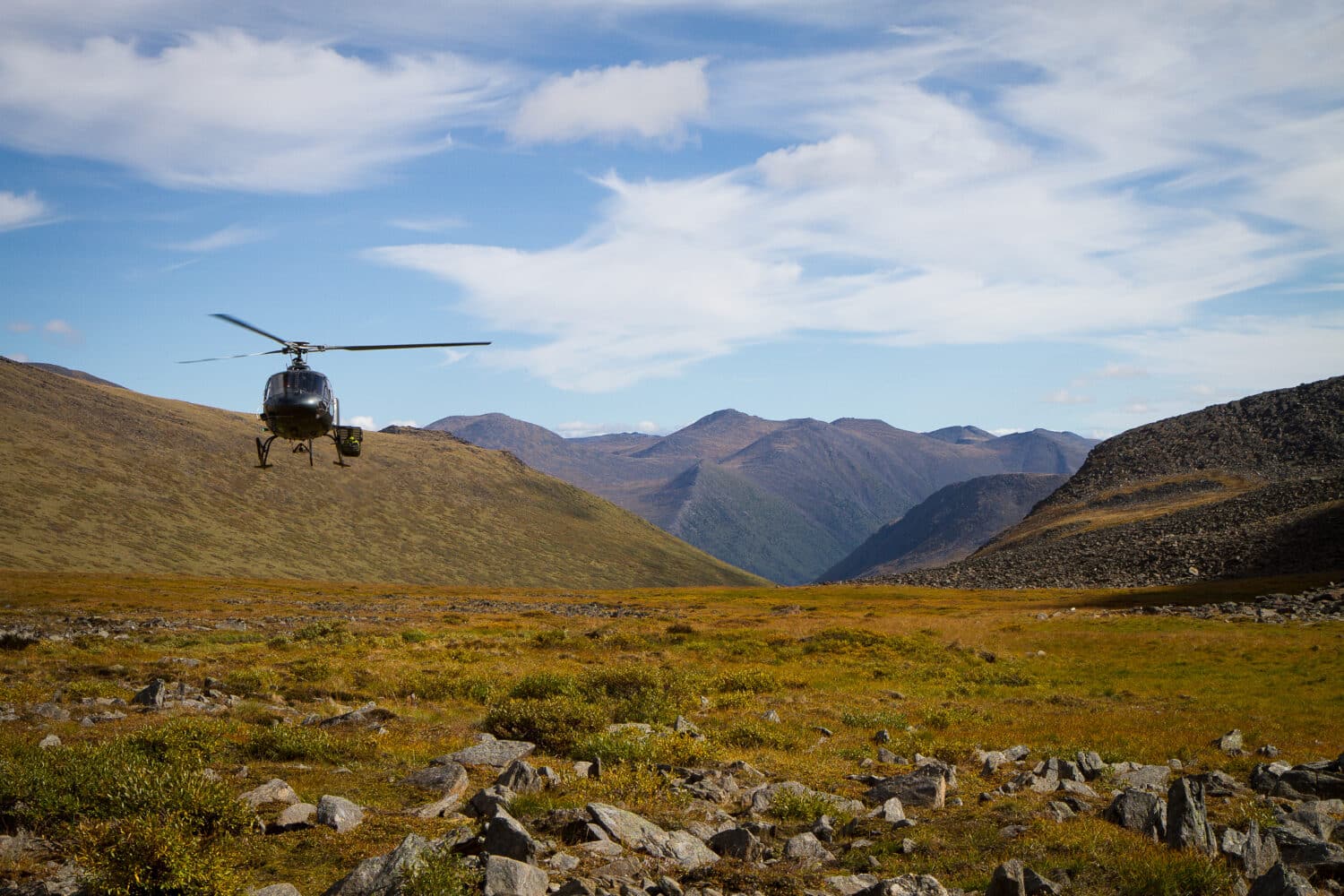 Drop off Ruby Range Yukon