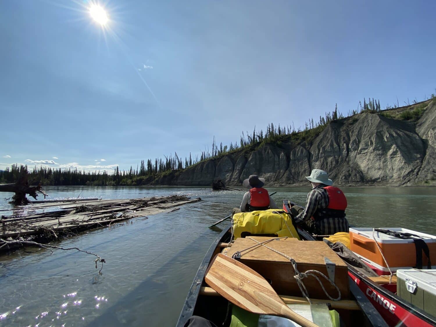 Historica; site along the Yukon River
