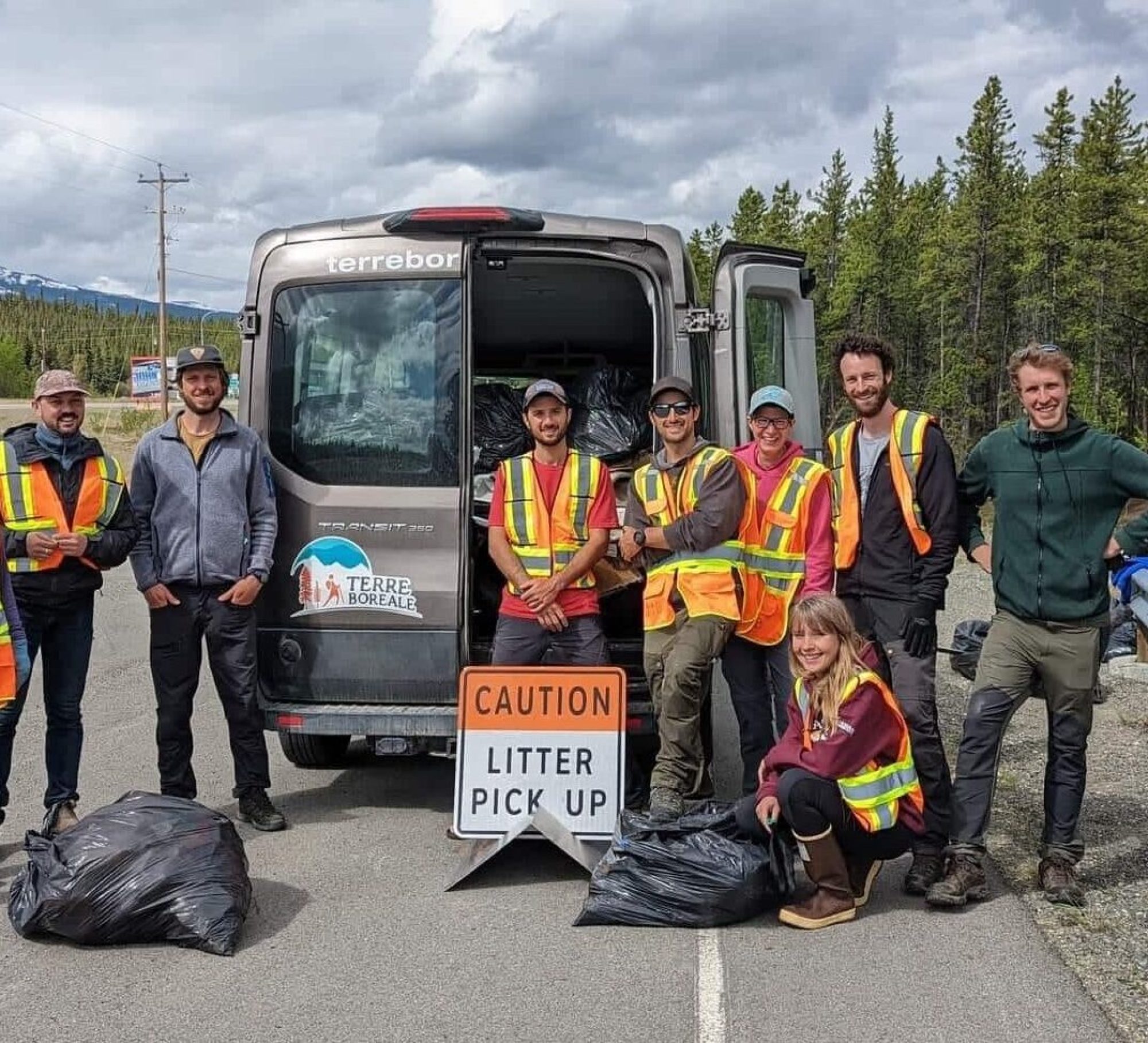 Litter clean up